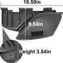 deawater 1pcs 7026233YP Chute, Discharge, Black for BS Snapper 25-33" Decks on Snapper & Simplicity Rider