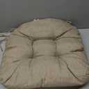RACLVAY Outdoor Chair Cushions, Outdoor Cushions, Patio Chair Cushions, Indoor Full-Length Ties for Non-Slip Support, Premium Comfortable Thick Fiber, Set of 2 (Beige, 19 x19 Inch)
