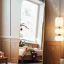 Arched Mirror - Full Length, Standing or Wall Mounted, 58"18", Aluminum Frame - Gold