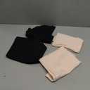 QUASTI Women's High Waisted Underwear Slightly Tummy Control Cotton Panties Full Coverage Postpartum Briefs 4 Pack L