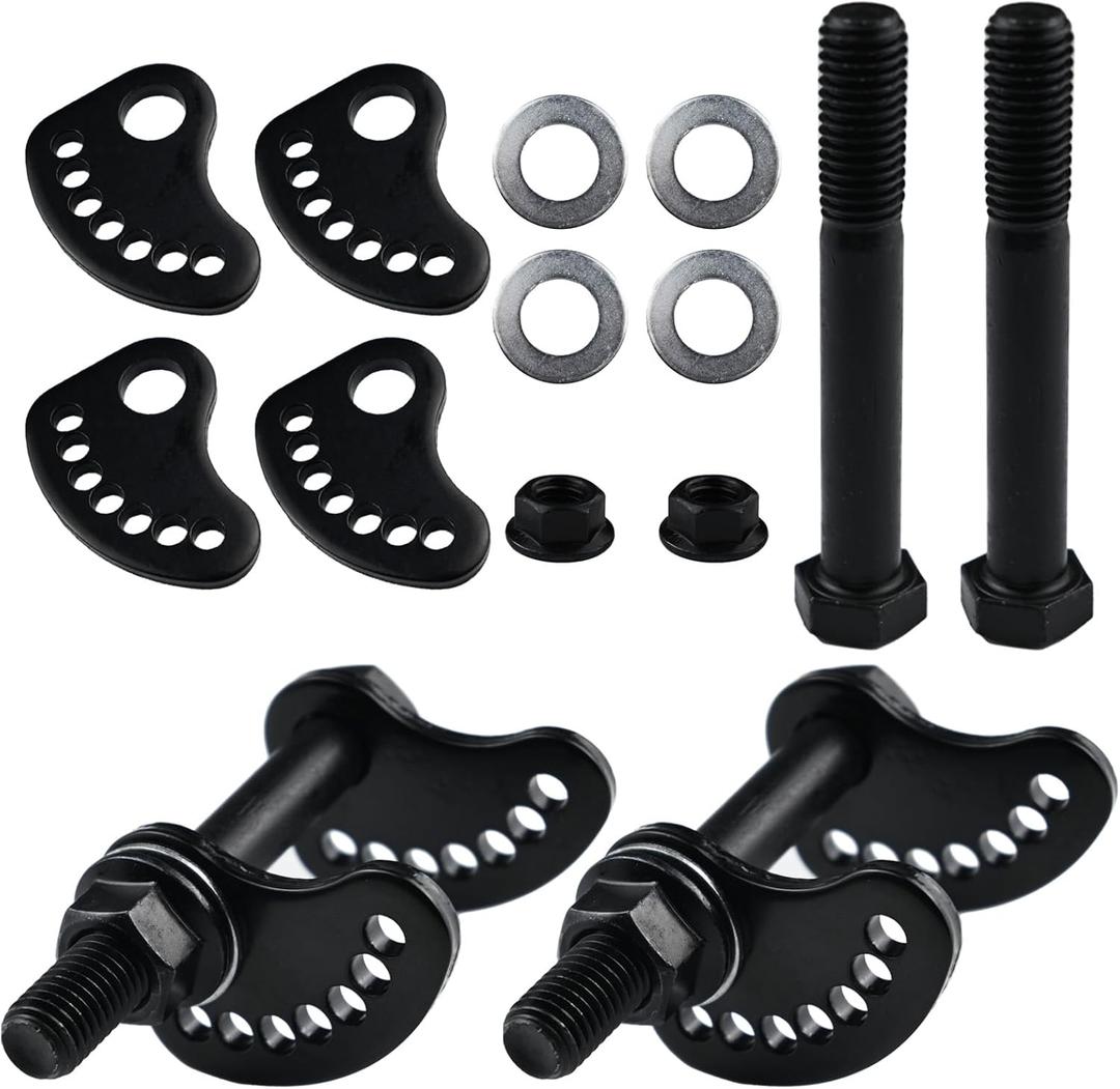 Upgrade Camber Bolt Kit Compatible With Chevy GMC Cadillac 1999-2019 Silverado Sierra 1500 2500 3500 Escalade Colorado Avalanche Tahoe Yukon,Front Upper arm alignment,4PCS Cam Bolt 1.5 Degree