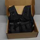 Sportneer Adjustable Weighted Vest Weights: 2-18 lbs/2-40 lbs Washable Weight Vest for Walking 16 In 1 Fast Adjust Rucking Vest for Women and Men Home Gym Running Jogging Strength Training Vests (Black)