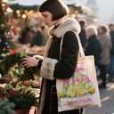 griFusion Tech "When Life Gives You Lemons Inspirational Tote Bag, Durable Canvas Bag for Daily Use, Uplifting Gift for Positivity Seekers