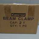 Beam Clamp 4400LB/2Ton,for Lifting & Rigging, 3-9Inch Beam Flange Width I-Beam Lifting Clamp Heavy-Duty Lifting with Hoist for Construction,Industrial,Home and Garage (2 Ton)
