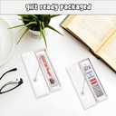 2 x Cowgirl Theme Stainless Steel Bookmarks Gifts for Women 2PCS, Metal Bookmark Colorful with Exquisite Gift Box Inspirational Letter for Colleague Friend Teacher Classmate Book Lover