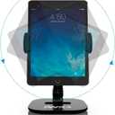 Tablet Stands and Holders Adjustable: Tablet Cell Phone Holder 360 Degree Swivel Angle Rotation for 4 to 11 inches Tab Phone iPad Samsung Galaxy Perfect POS Kitchen Bedside Office Table Reception