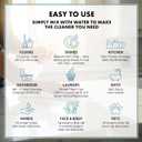 2 x HARRIS Multi-Purpose Pure Liquid Castile Soap for Home Cleaning, Multi-Purpose Cleaner, For Dish Soap, Laundry Detergent, Kitchen and Bathroom Surfaces, Kids Rooms, Unscented, 32 Oz (32 Fl Oz (Pack of 1))