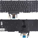 Replacement Keyboard with Backlit and Trackpoint Compatible with Dell Latitude E5550 E5570 E5580 E5590 E5591 5550 5570 5580 5590 5591,Precision 3510 3520 7510 7520 7710 7720