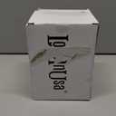 LOVEINUSA Mini Trash Can with Lid, 1.5L Small Garbage Bin Brushed Stainless Steel Desk Trash Can for Bathroom, Office, Kitchen, Coffee Table, and Countertop Use