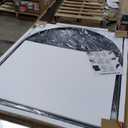 FORBATH Arched Mirror 40x32 Inch, Black Arched Bathroom Mirror Wall Mounted Modern Black Aluminum Frame Decor Large Dresser Mirror for Bedroom Living Room Entryway, Hanging or Leaning Against Wall