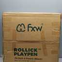 FXW Rollick Unleashed Dog Playpen for Indoor, Yard, RV Camping, 24 inch 6 Panels for Small and Puppy DogsPatented