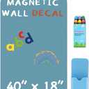 Arch Magnetic Wall Decal - 40" x 18" Matte Finish Chalkboard Sticker for Wall - Magnetic Board for Playroom, Home Classroom(Celadon)