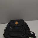 ZORFIN 36L Black Backpack for School, College, and Travel: Water Resistant Bookbag with 8 Compartments, Black 