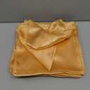 Aneco 24 Pieces Satin Napkin Square 20 x 20 Inches Dinner Napkins Weddings Party Napkin Soft Table Napkins for Romantic Weddings Party Dinner Decoration (Gold)