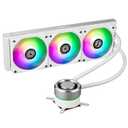 LIAN LI Galahad AIO Cooler 360mm Radiator Liquid CPU Cooler RGB All-in-One Water Cooling System, LGA1700 Bracket, AMD AM5/AM4 Intel LGA1200/115X/2011/2066 Compatible (360mm White