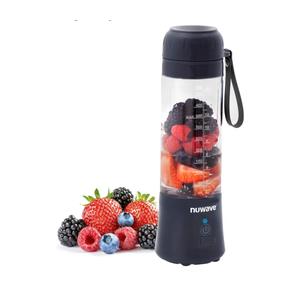 Nuwave 16OZ On-the-Go Personal Blender, Lightweight & Portable Blender for Shakes and Smoothies, 6 Blades, USB Rechargeable, Leak-Proof Lid, BPA-Free, Self-Cleaning, for Gym, Kitchen, Office