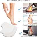 VivoFoot 3 Pairs Gel Heel Protectors, Silicone Heel Socks, Heel Sleeves, Heel Pain and Cracked Heels Relief for Men and Women