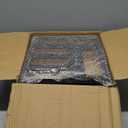 NIKUY 9 IN 1 Bamboo Foil and Plastic Wrap Organizer for Kitchen Drawer, Plastic Bag Organizer Organization and Storage, Food Storage Bag Organizer (BLACK)