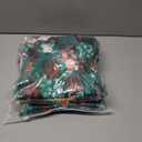 2 x ANGELGGH Family Matching Christmas Onesie Pajamas, Vacation Cute Printed One Piece Pajamas, Xmas Hooded Holiday Sleepwear (Medium, Green Plaid Santa)