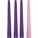 Four(4) Piece Set Christmas Season Decoration 9-inch LED Flameless Advent Candles