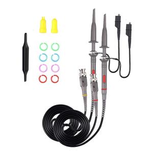 Universal Oscilloscope Probe with Accessories Kit 100MHz Oscilloscope Clip Probes with BNC to Minigrabber Test Lead Kit