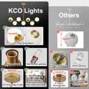 KCO Lighting Modern Brass Linear Chandelier Pendant Light 7-Lights Gold and White Glass Pendant Lighting Mid Century Globe Dining Light Fixture for Living Room Kitchen