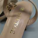 Wide Width Heels Women's Chunky Heels Open Toe Ankle Strap Dress Sandals for Wide Foot Dress Shoes Dressy for Wedding, Party 2.5INCH (Nude), Size 8