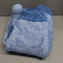 GONAAP Adult Onesie Pajamas Sherpa Animal One Piece Cosplay Costume for Women Men (Medium, Light Blue)