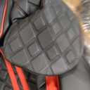 Custom Seat Covers for Tacoma 4th Gen 2024 2025 2026 Double Cab SR5/TRD Sport/TRD Off-Road/SR Full Set with Console Covers, Waterproof Leather Back and Front Seat Protectors Black Red