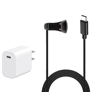 Charging Cable and Charger for RayBan meta Smart Glasses, Compatible with Ray-Ban Meta Wayfarer/Skyler/Headliner Smart Glasses, 5 ft 150cm Cable and Adapter Replacement for RayBan Accessories
