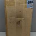 Furinno Turn-N-Tube 4-Tier Multipurpose Shelf Display Rack, Square Tube, French Oak Grey/Black