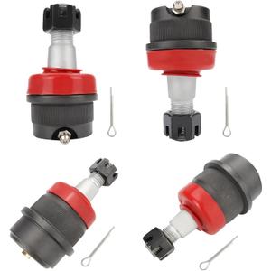 10626 Ball Joints Kit Compatible with Jeep Wrangler JK 2007-2018 Greaseable Fittings 2 Upper & 2 Lower Ball Joints Kits