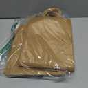 qiqee 30-Packs Brown Gift Bags with Handles Bulk 10.8"x8.3"x4.3" Medium Size Kraft Paper Bags Multiple Uses (Medium Size)