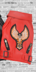 Motorcycle Bikers Eagle Dog Jacket, small