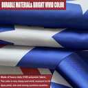 Australia Australian Flag 3x5 Outdoor Double Sided- Heavy Duty Australian National Flags for wall with 2 Brass Grommets 4 Rows Stitched Australian Decorations