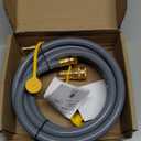 GasSaf 6 FT 1/2" ID Natural Gas Hose with Quick Connect Fitting, Natural Gas Conversion Kit for Gas Grill, Generator, Patio Heater and More - CSA Certified