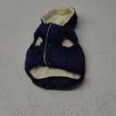 Fleece Lining Extra Warm Dog Hoodie in Winter for Small Dogs Jacket Puppy Coats with Hooded,Blue M (Medium (Pack of 1)