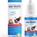 Cat&Dog Ear Infection Treatment Drops - Dog Ear Infections with 1% Hydrocortisone - Dog Ear Infection Treatment, Antiseptic Ear Cleaner for Cat & Dog Ear Cleaning Solution 2fl oz