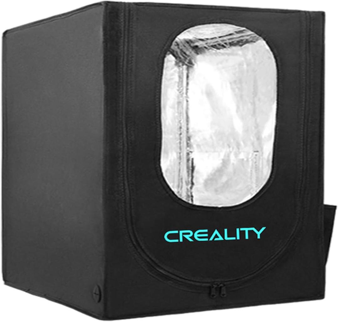 Official Creality Fireproof and Dustproof 3D Printer Enclosure Middle Tent for Creality Ender 3 S1/ S1 Pro/ 3v2 neo/ 3pro neo/ 5/ 5 Pro, CR-6 SE, Temperature Protective Cover Room28.7’’x25.5’’x28.3’’
