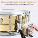 EASTROCK Snare Drum 14 X5.5 Inches Professional Snares for Drummer, Adult, Advanced Drum Set Snare Drums (Brass Color)
