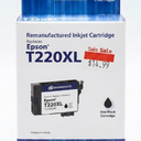 Remanufactured Inkjet Cartridge Epson T220XL Ink Black