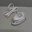 BEAUTURAL Mini Travel Steam Iron for Clothes with Dual Voltage, Temperature Control, Non-Stick Soleplate and Cord Storage, Ideal for Sewing, Quilting and Handcraft (White)