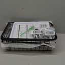 3-Tier Rolling Pantry Floor Organizer and Storage Cart with Wheels, Stackable Wire Pantry Baskets for Pantry Shelves, Kitchen Fruit Basket Stand and Storage Rack for Fruit Snack Onion Potato