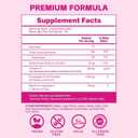 Premium feminine Balance Gummies for Womens - Hawaiian Pineapple Gummies for Women PH Balance Support - Delicious PH Balance for Womens with Immune Support - Vegetarian Friendly - 120Count