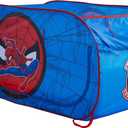 Marvel Spiderman 2 in 1 Kids Pop Up Play Tent and Twin Bed Tent for Pretend and Imaginative Play