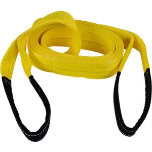 Keeper - 16' x 4" Performance Engineered Cargo and Load Lift Sling with Flat Loops - Type 3, Class 7 Rated Cargo Sling
