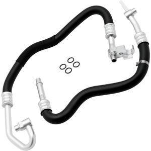 2PCS Engine Oil Cooler Lines Compatible with BMW E90 E91 E92 E93 335i 2008-2012, Replace For 17227567207 17227567208 17224542055 17227544567 17224542056