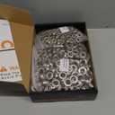 Heavy Duty Grommet Tool Kit of 1/2" 5/16" and 3/8",Multi Size Handheld Eyelet Tool Plier Rivet Press with 900 pcs Silver Grommets for Tarp Leather Fabric