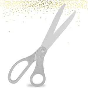 25" Giant Ribbon Cutting Scissors  Extra Large Grand Opening Ribbon Cutting Ceremony Scissors Heavy Duty Metal Construction for Grand Openings Inaugurations Ceremonies & Special Events