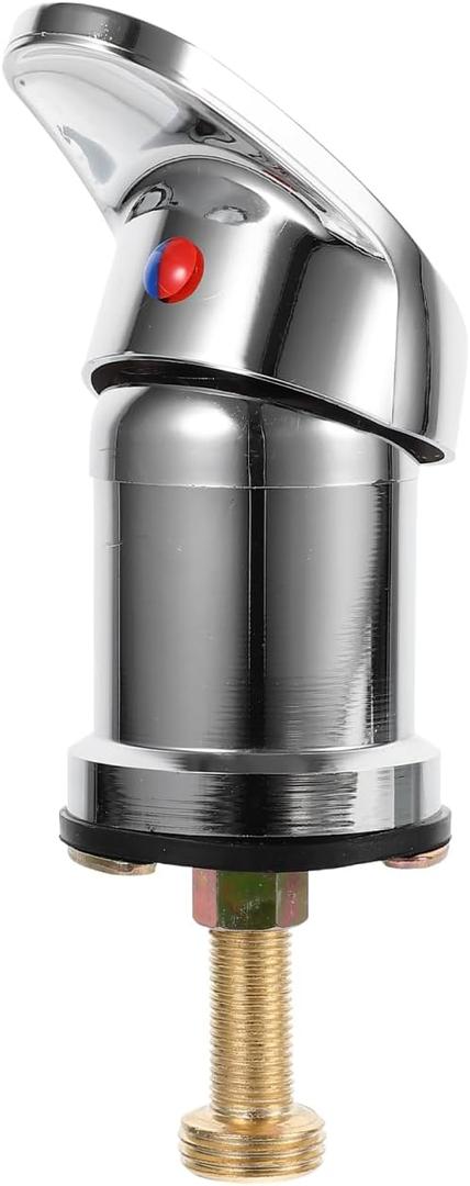 Beaupretty Professional Hair Salon Faucet Hot Cold Water Mixing Valve Tap for Shampoo Bed and Salon Sink Easy Installation Durable 5.31X3.34X1.85 Inch